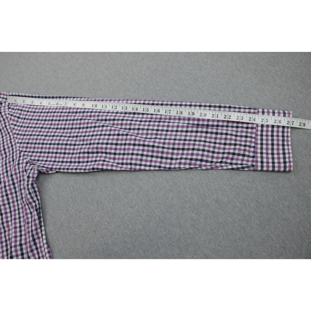 J Crew Shirt Mens‎ XL Check 100% Cotton Slim Fit Button Down
